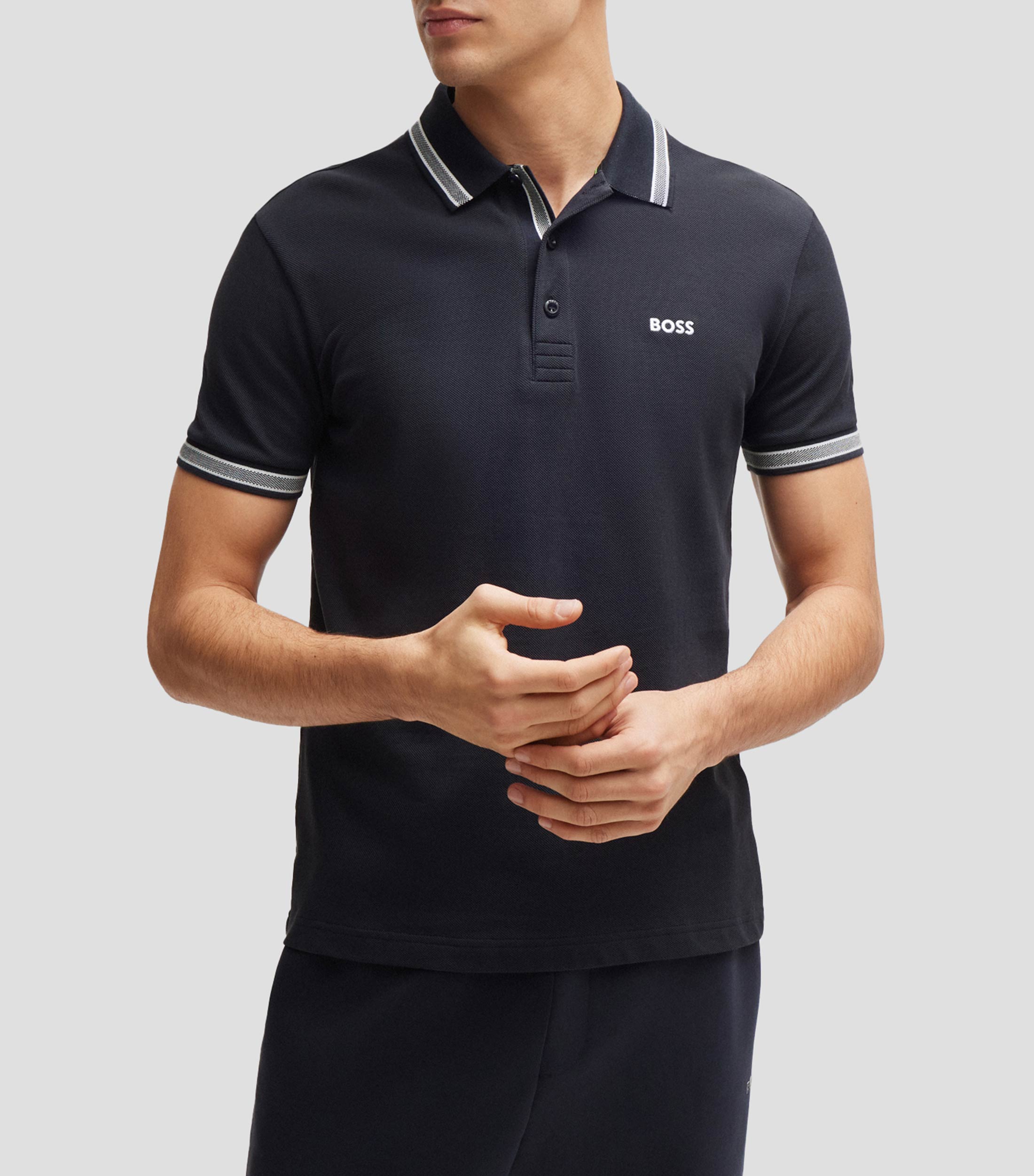 Playera tipo Polo Paddy manga corta Hombre